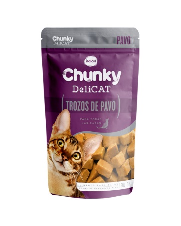 Chunky Delicat Trozos De Pavo x80 Gr - Imagen 2