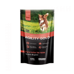 Agility Gold Pouch Trozos De Pavo Perro Adulto x100 Gr