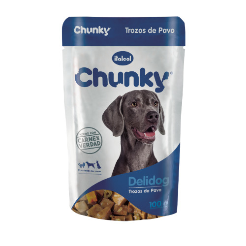 Chunky Delidog Trozos De Pavo x100 GR - Imagen 2