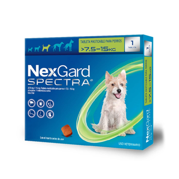 NexGard Spectra de 7.5 a 15 Kg