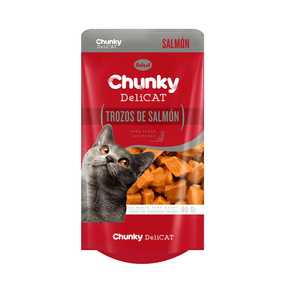 Chunky Delicat Trozos De Salmon x80 Gr - Imagen 2
