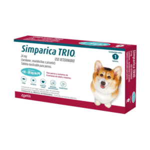 Simparica Trio de 10 a 20 Kg x1 tab