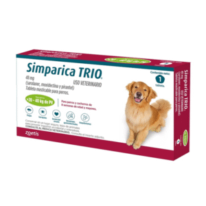 Simparica Trio de 20 a 40 Kg x1 tab