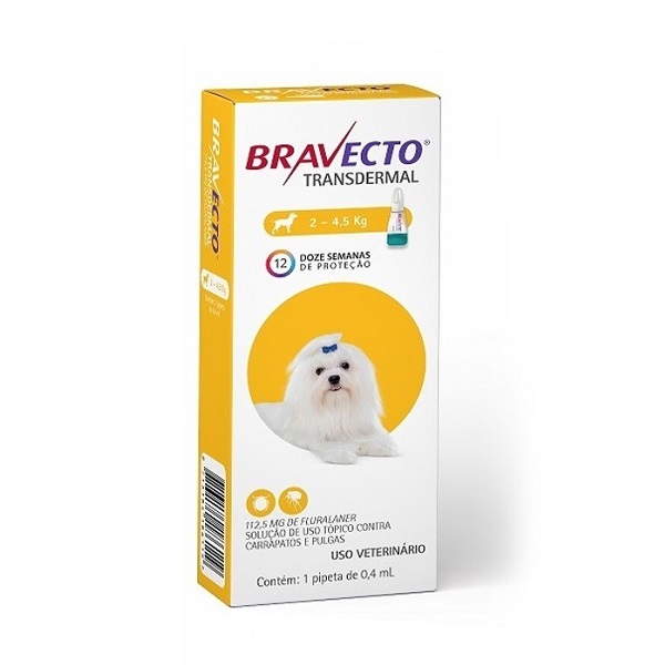 Bravecto 112,5 Mg de 2 a 4,5 Kg - Imagen 2