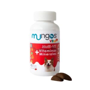 Mungos Vitaminas+Minerales Multi-Vit para Perros Frasco x45 Und