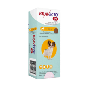 Bravecto 1 Mes-Perros de 2 a 4.5 Kg